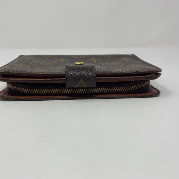 LOUIS VUITTON Logo Porte Papier Zip Bifold Wallet Monogram Brown  Serial #SP0929 - Picture 12 of 12